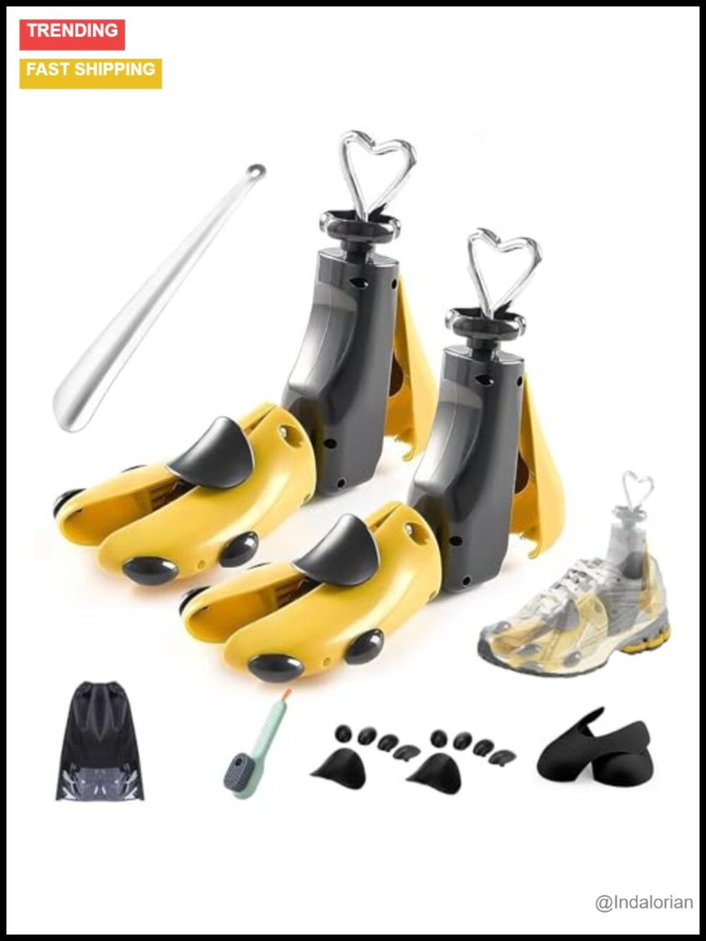 4-Way Adjustable Shoe Stretcher for Men & Women Leather Boot Widener